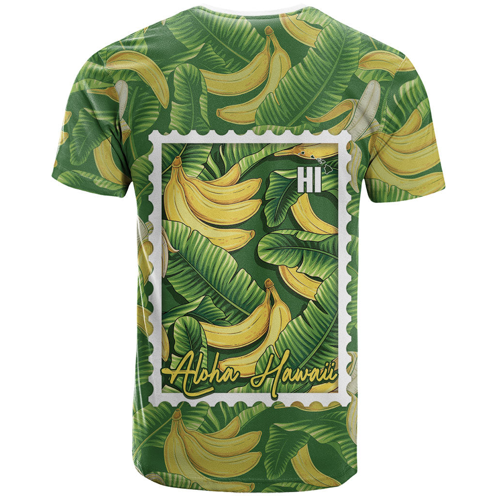 Aloha Hawaii Maia T Shirt Hawaiian Banana Stylized Stamp LT14 - Polynesian Pride
