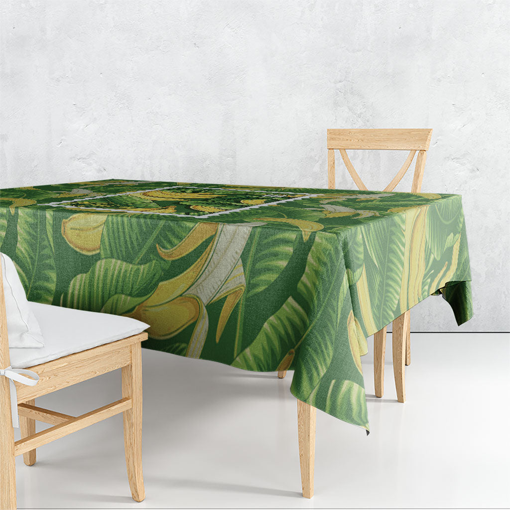 Aloha Hawaii Maia Tablecloth Hawaiian Banana Stylized Stamp LT14 - Polynesian Pride