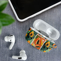 Aloha Hawaii Mikana AirPods Case Hawaiian Papaya Stylized Stamp LT14 - Polynesian Pride