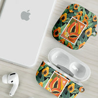 Aloha Hawaii Mikana AirPods Case Hawaiian Papaya Stylized Stamp LT14 - Polynesian Pride