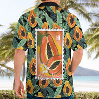 Aloha Hawaii Mikana Hawaiian Shirt Hawaiian Papaya Stylized Stamp LT14 - Polynesian Pride