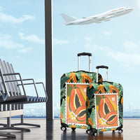 Aloha Hawaii Mikana Luggage Cover Hawaiian Papaya Stylized Stamp LT14 - Polynesian Pride