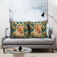 Aloha Hawaii Mikana Pillow Cover Hawaiian Papaya Stylized Stamp LT14 - Polynesian Pride