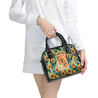 Aloha Hawaii Mikana Shoulder Handbag Hawaiian Papaya Stylized Stamp LT14 - Polynesian Pride