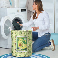 Aloha Hawaii Avocado Laundry Basket Hawaiian Fruit Stylized Stamp LT14 - Polynesian Pride