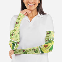 Aloha Hawaii Avocado Arm Sleeves Hawaiian Fruit Stylized Stamp LT14 - Polynesian Pride