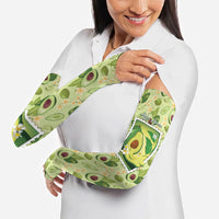 Aloha Hawaii Avocado Arm Sleeves Hawaiian Fruit Stylized Stamp LT14 - Polynesian Pride