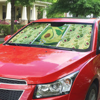 Aloha Hawaii Avocado Auto Sun Shade Hawaiian Fruit Stylized Stamp LT14 - Polynesian Pride