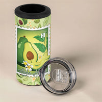 Aloha Hawaii Avocado 4 in 1 Can Cooler Tumbler Hawaiian Fruit Stylized Stamp LT14 - Polynesian Pride