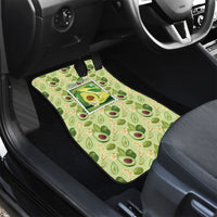 Aloha Hawaii Avocado Car Mats Hawaiian Fruit Stylized Stamp LT14 - Polynesian Pride