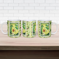 Aloha Hawaii Avocado Ceramic Mug Hawaiian Fruit Stylized Stamp LT14 - Polynesian Pride
