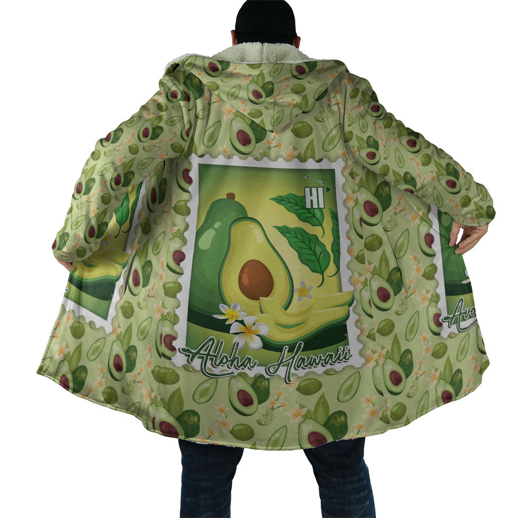 Aloha Hawaii Avocado Cloak Hawaiian Fruit Stylized Stamp LT14 - Polynesian Pride