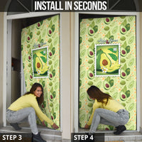 Aloha Hawaii Avocado Door Cover Hawaiian Fruit Stylized Stamp LT14 - Polynesian Pride