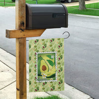 Aloha Hawaii Avocado Garden Flag Hawaiian Fruit Stylized Stamp LT14 - Polynesian Pride