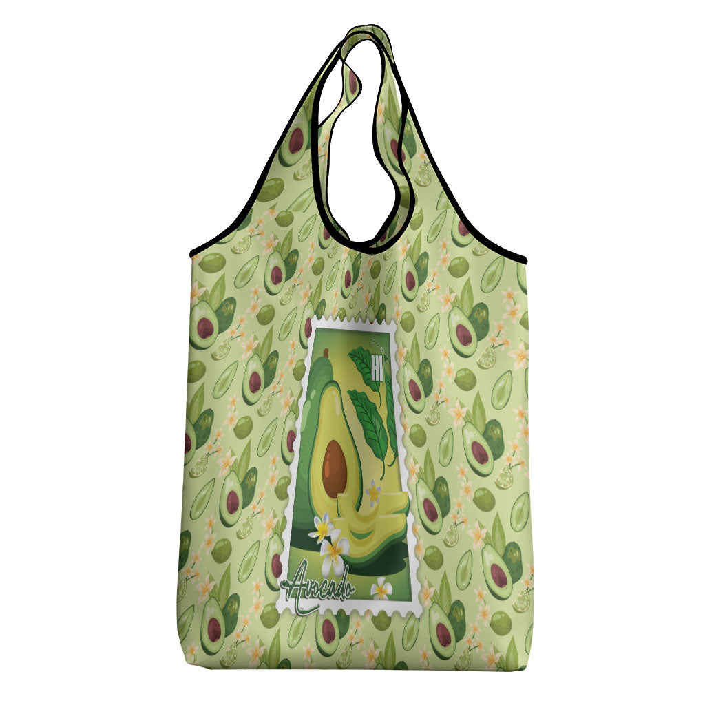 Aloha Hawaii Avocado Grocery Bag Hawaiian Fruit Stylized Stamp LT14 - Polynesian Pride