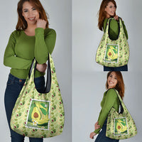 Aloha Hawaii Avocado Grocery Bag Hawaiian Fruit Stylized Stamp LT14 - Polynesian Pride