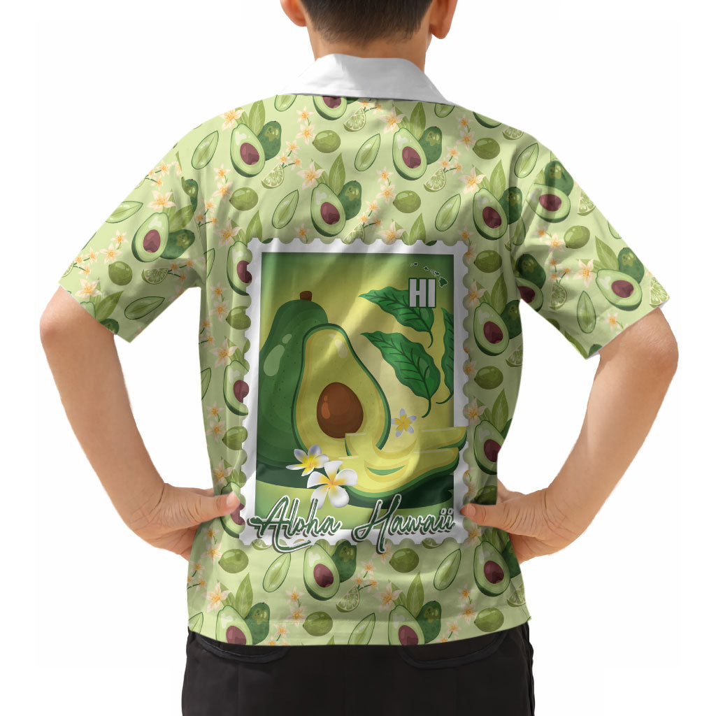 Aloha Hawaii Avocado Hawaiian Shirt Hawaiian Fruit Stylized Stamp LT14 - Polynesian Pride