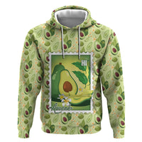 Aloha Hawaii Avocado Hoodie Hawaiian Fruit Stylized Stamp LT14 Pullover Hoodie Green - Polynesian Pride