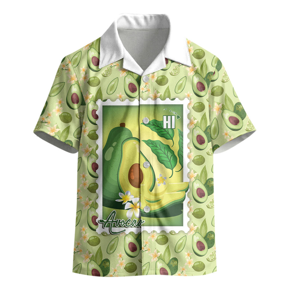 Aloha Hawaii Avocado Kid Hawaiian Shirt Hawaiian Fruit Stylized Stamp LT14 - Polynesian Pride