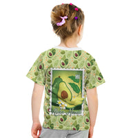 Aloha Hawaii Avocado Kid T Shirt Hawaiian Fruit Stylized Stamp LT14 - Polynesian Pride