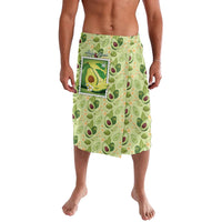 Aloha Hawaii Avocado Lavalava Hawaiian Fruit Stylized Stamp LT14 Green - Polynesian Pride