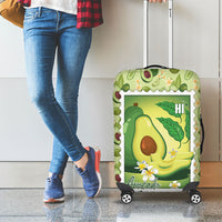 Aloha Hawaii Avocado Luggage Cover Hawaiian Fruit Stylized Stamp LT14 - Polynesian Pride