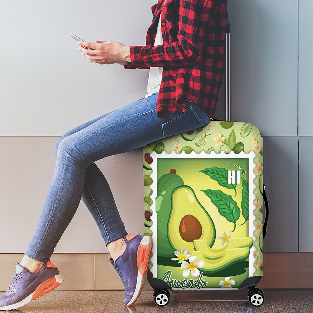 Aloha Hawaii Avocado Luggage Cover Hawaiian Fruit Stylized Stamp LT14 - Polynesian Pride
