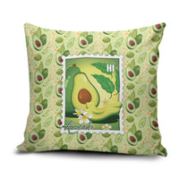 Aloha Hawaii Avocado Pillow Cover Hawaiian Fruit Stylized Stamp LT14 Green - Polynesian Pride