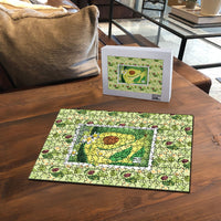 Aloha Hawaii Avocado Puzzle Hawaiian Fruit Stylized Stamp LT14 - Polynesian Pride