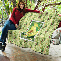 Aloha Hawaii Avocado Quilt Hawaiian Fruit Stylized Stamp LT14 - Polynesian Pride