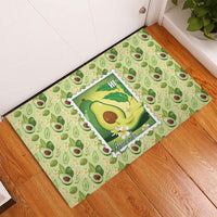 Aloha Hawaii Avocado Rubber Doormat Hawaiian Fruit Stylized Stamp LT14 - Polynesian Pride