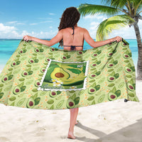 Aloha Hawaii Avocado Sarong Hawaiian Fruit Stylized Stamp LT14 - Polynesian Pride