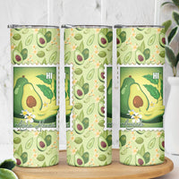 Aloha Hawaii Avocado Skinny Tumbler Hawaiian Fruit Stylized Stamp LT14 - Polynesian Pride