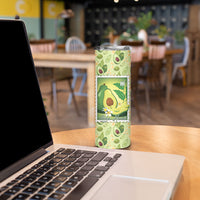 Aloha Hawaii Avocado Skinny Tumbler Hawaiian Fruit Stylized Stamp LT14 - Polynesian Pride