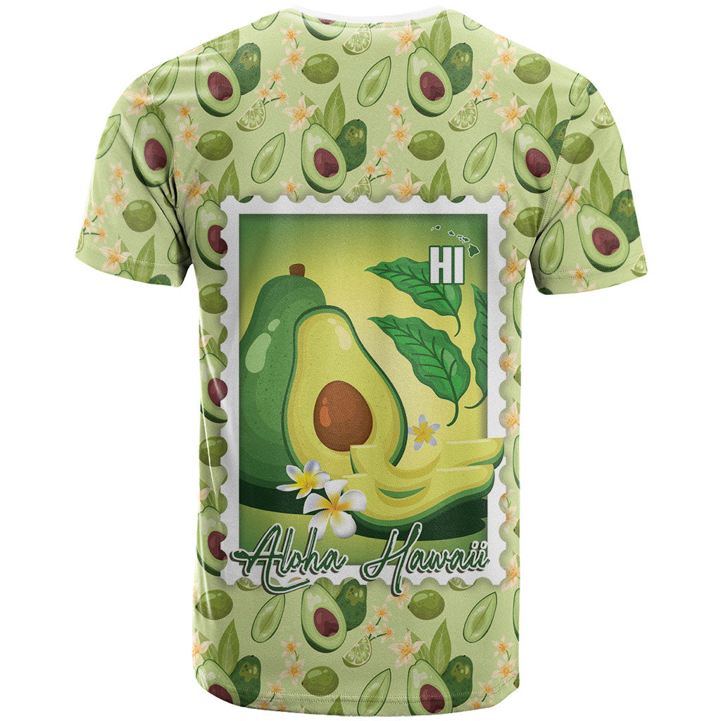 Aloha Hawaii Avocado T Shirt Hawaiian Fruit Stylized Stamp LT14 - Polynesian Pride