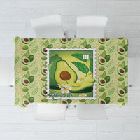 Aloha Hawaii Avocado Tablecloth Hawaiian Fruit Stylized Stamp LT14 Green - Polynesian Pride