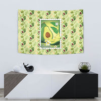 Aloha Hawaii Avocado Tapestry Hawaiian Fruit Stylized Stamp LT14 - Polynesian Pride
