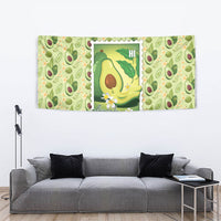 Aloha Hawaii Avocado Tapestry Hawaiian Fruit Stylized Stamp LT14 - Polynesian Pride
