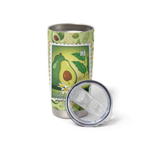 Aloha Hawaii Avocado Tumbler Cup Hawaiian Fruit Stylized Stamp LT14 - Polynesian Pride