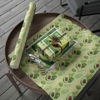 Aloha Hawaii Avocado Wrapping Paper Hawaiian Fruit Stylized Stamp LT14 - Polynesian Pride