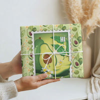 Aloha Hawaii Avocado Wrapping Paper Hawaiian Fruit Stylized Stamp LT14 - Polynesian Pride