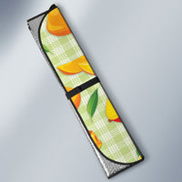 Aloha Hawaii Manako Palaka Motifs Auto Sun Shade Hawaiian Mango Stylized Stamp LT14 - Polynesian Pride