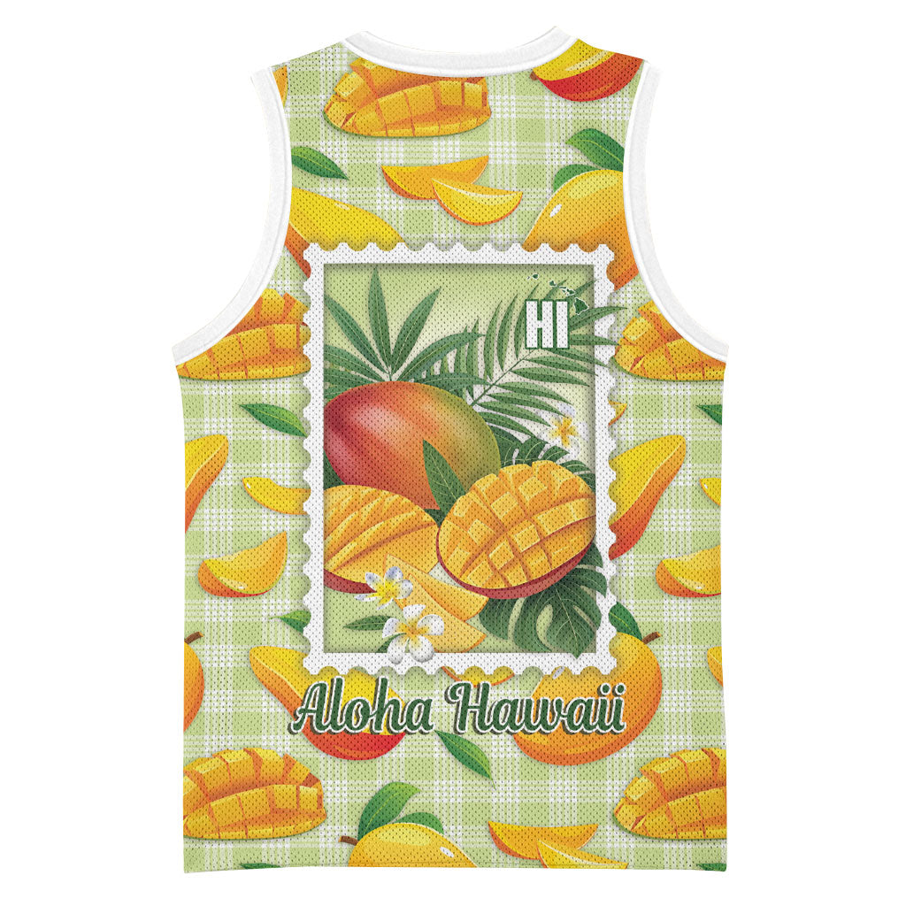 Aloha Hawaii Manako Palaka Motifs Basketball Jersey Hawaiian Mango Stylized Stamp LT14 - Polynesian Pride