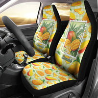 Aloha Hawaii Manako Palaka Motifs Car Seat Cover Hawaiian Mango Stylized Stamp LT14 - Polynesian Pride