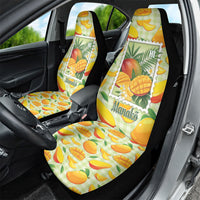 Aloha Hawaii Manako Palaka Motifs Car Seat Cover Hawaiian Mango Stylized Stamp LT14 - Polynesian Pride