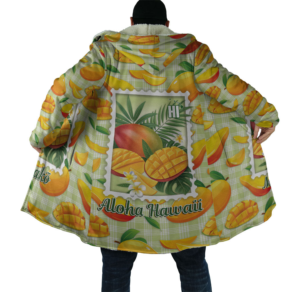 Aloha Hawaii Manako Palaka Motifs Cloak Hawaiian Mango Stylized Stamp LT14 - Polynesian Pride