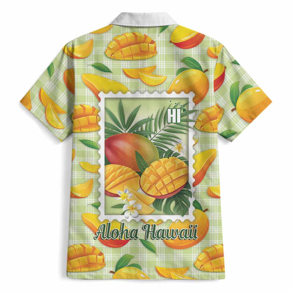 Aloha Hawaii Manako Palaka Motifs Hawaiian Shirt Hawaiian Mango Stylized Stamp LT14 - Polynesian Pride