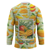Aloha Hawaii Manako Palaka Motifs Hockey Jersey Hawaiian Mango Stylized Stamp LT14 - Polynesian Pride