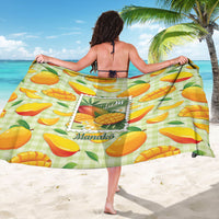 Aloha Hawaii Manako Palaka Motifs Sarong Hawaiian Mango Stylized Stamp LT14 - Polynesian Pride