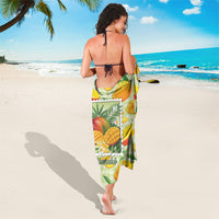 Aloha Hawaii Manako Palaka Motifs Sarong Hawaiian Mango Stylized Stamp LT14 - Polynesian Pride
